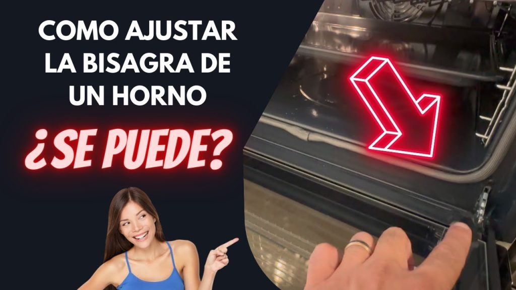 Cómo ajustar las bisagras de la puerta del horno
