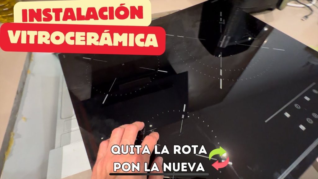 Cómo desmontar el cristal de la vitrocerámica