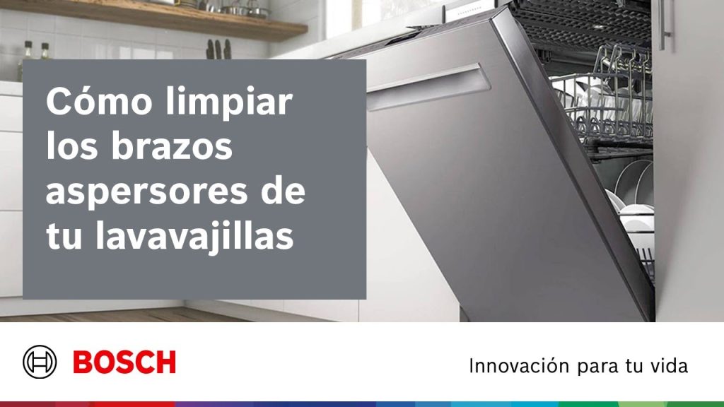 Cómo limpiar los brazos aspersores del lavavajillas