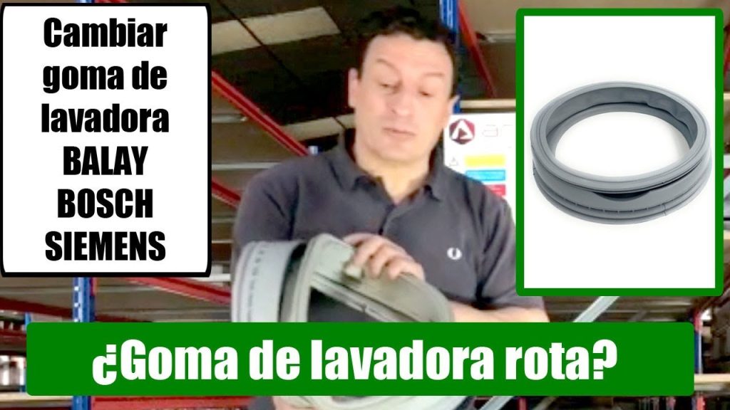 Cómo sustituir la goma del tambor de la lavadora