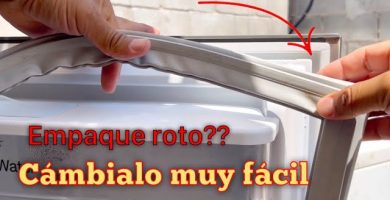 Cómo sustituir la junta de la puerta del frigorífico