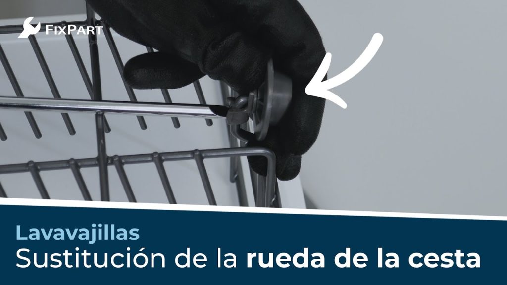 Cómo sustituir ruedas de bandeja del lavavajillas